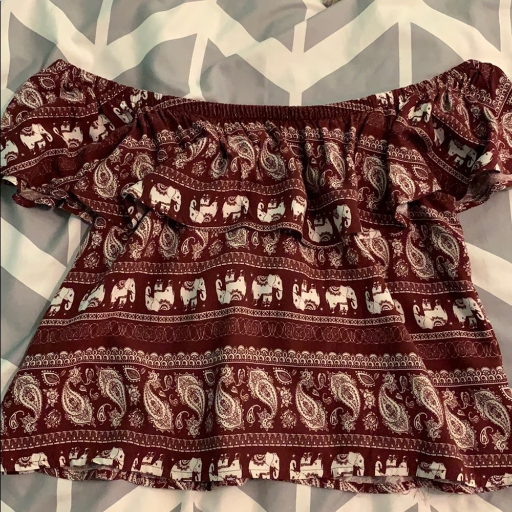 Rue21 Off-The-Shoulder Crop Top